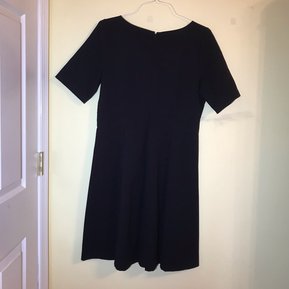 J Crew Navy Dress with Sleeves - Picture 3 of 5
